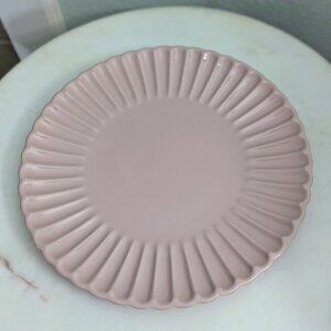 H&M Pink Stoneware Dinner Plate **